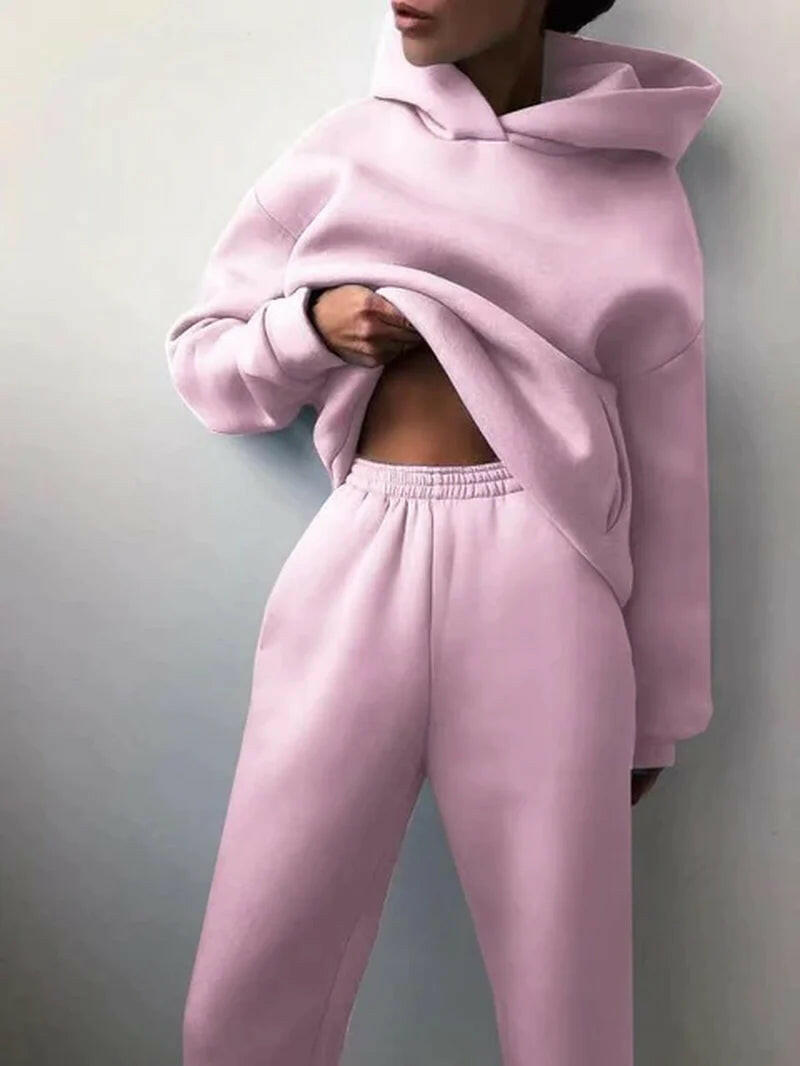 Two-Piece Tracksuit Set.