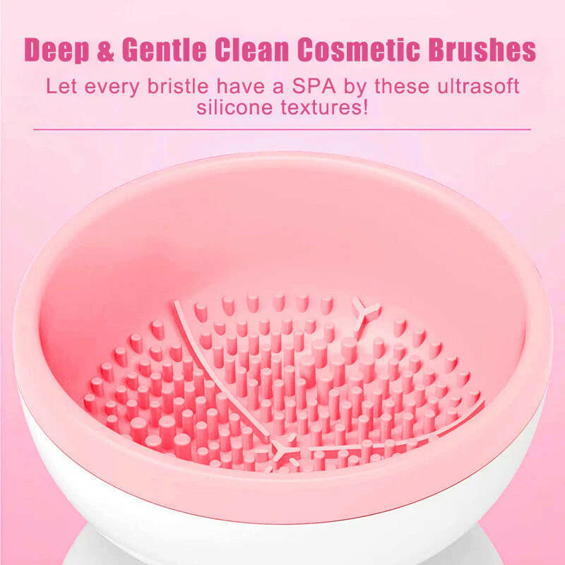 Portable USB Makeup Brush Cleaner Machine Electric Cosmetic Brush Cleaning Washing Tools Automatic Clean Makeup Brushes.