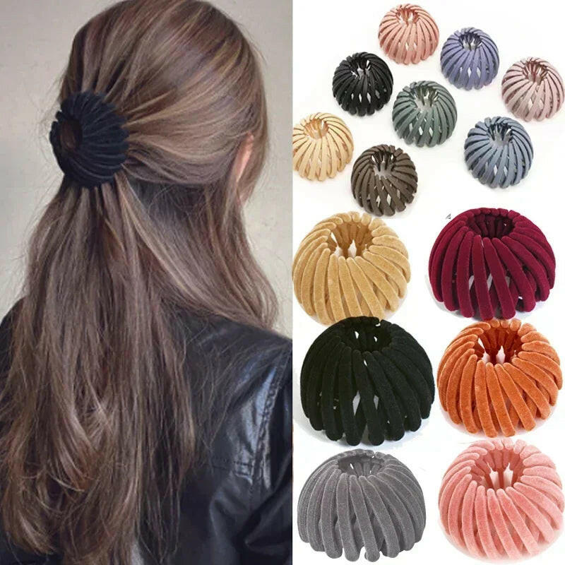 Bird Nest Shaped Ponytail Hair Clip – Magic Lazy Braider Hairpin for Women.