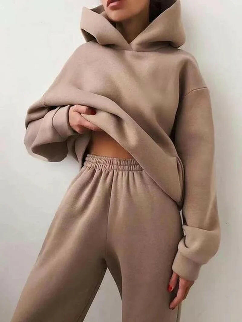 Two-Piece Tracksuit Set.