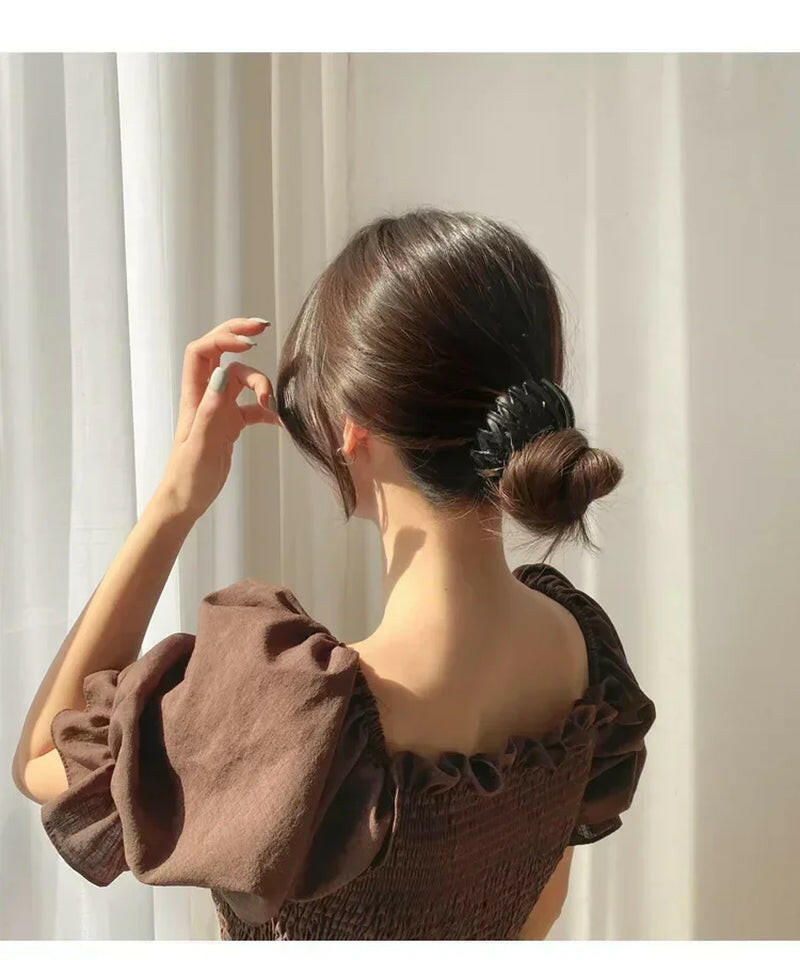 Bird Nest Shaped Ponytail Hair Clip – Magic Lazy Braider Hairpin for Women.