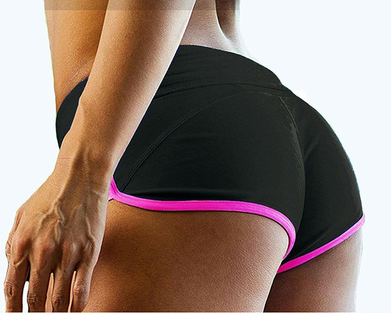 Women'S Active Shorts Fitness Sports Yoga Booty Shorts for Running Gym Workout.