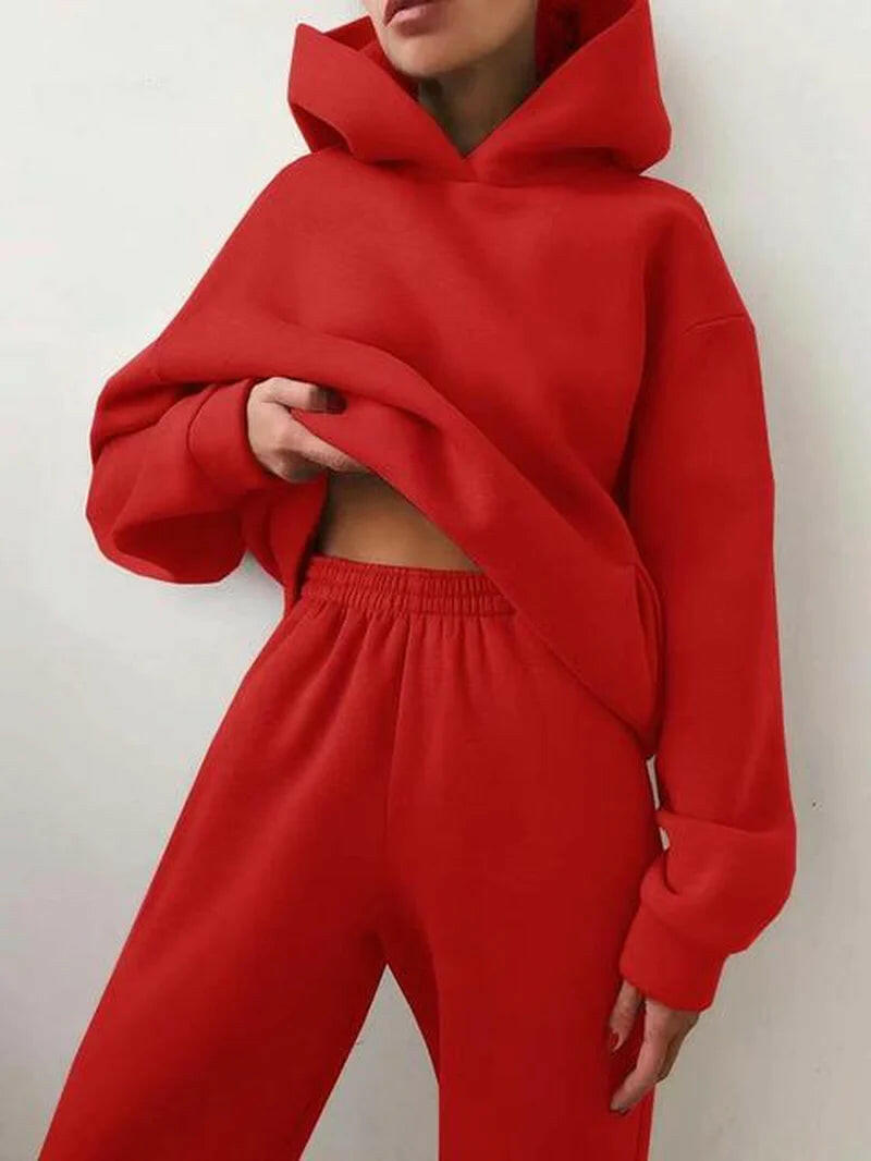 Two-Piece Tracksuit Set.