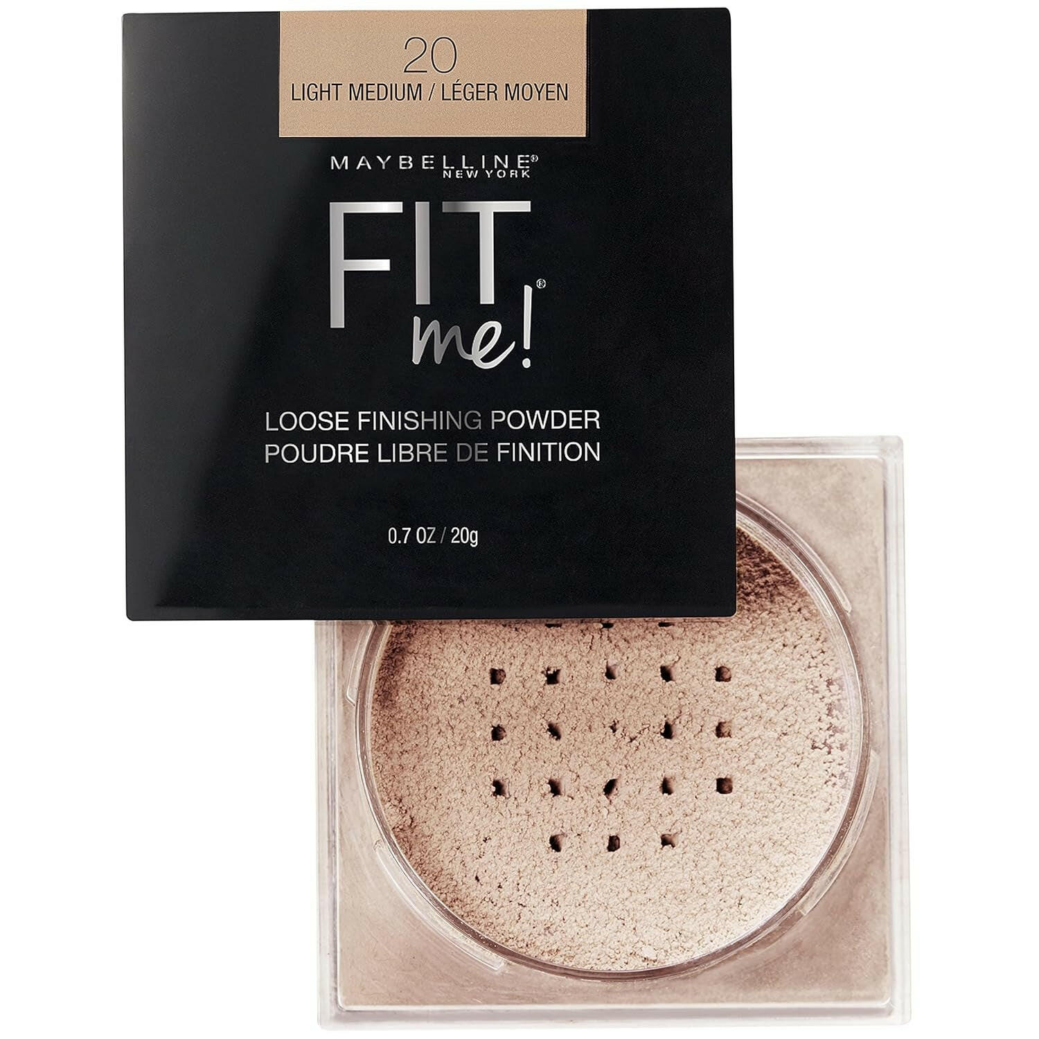 Fit Me Loose Setting Powder, Face Powder Makeup & Finishing Powder, Light Medium, 1 Count.