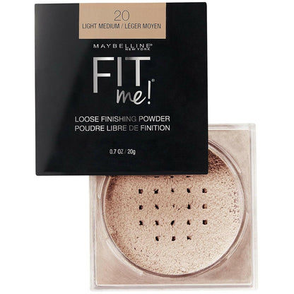 Fit Me Loose Setting Powder, Face Powder Makeup & Finishing Powder, Light Medium, 1 Count.