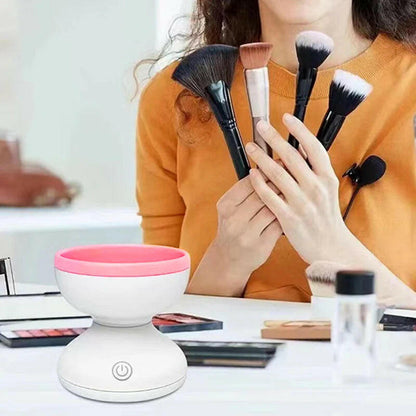 Portable USB Makeup Brush Cleaner Machine Electric Cosmetic Brush Cleaning Washing Tools Automatic Clean Makeup Brushes.