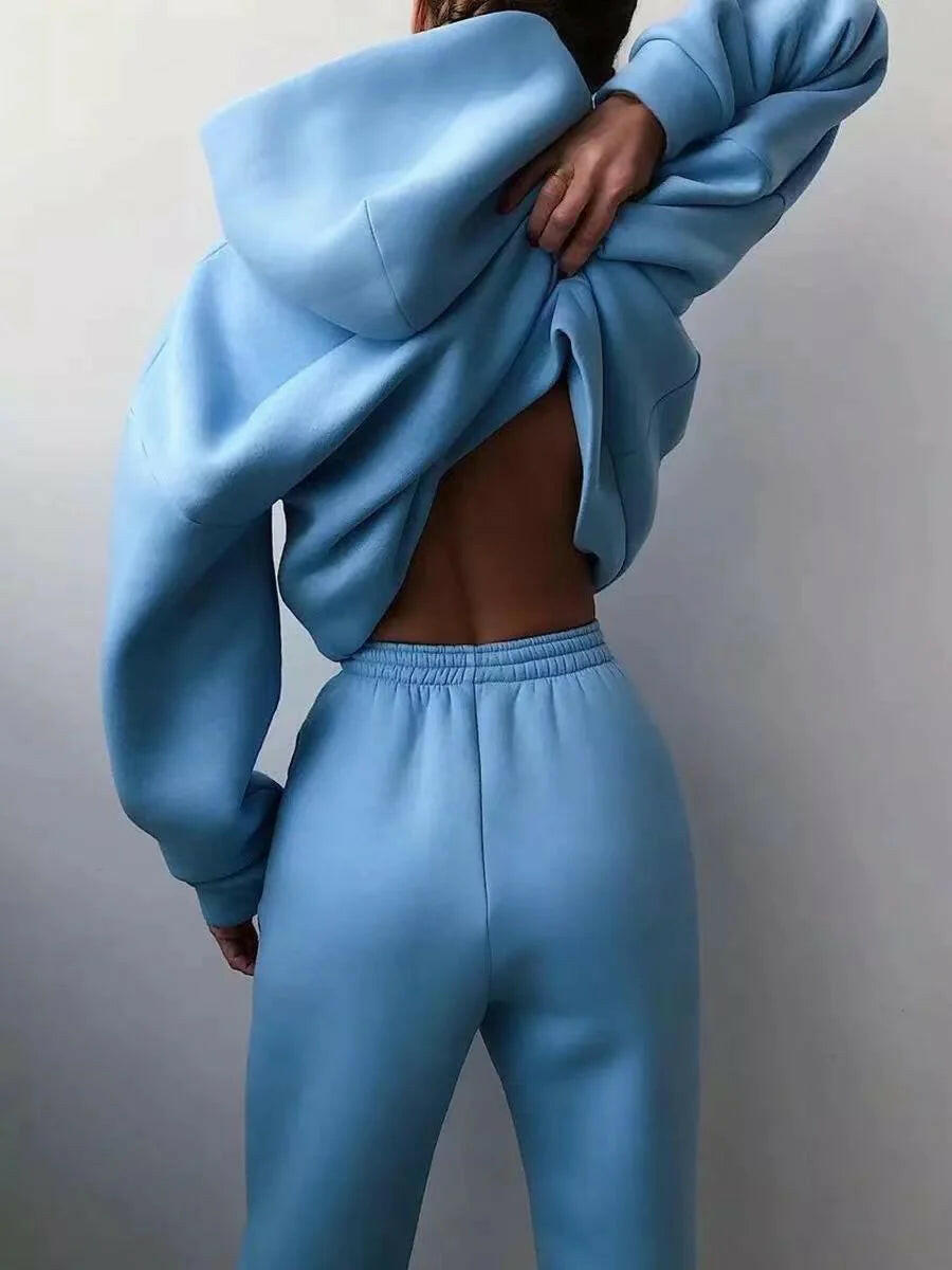 Two-Piece Tracksuit Set.